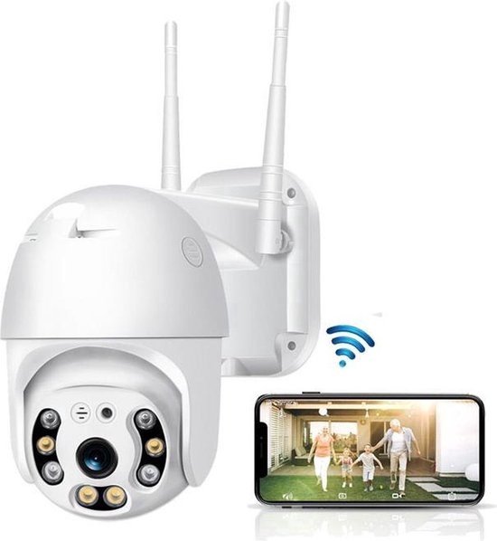 Sicherheitskamera – Wlan-fähig – Wasserfest (ip66) – Dreh- Und Neigbar – 1080p