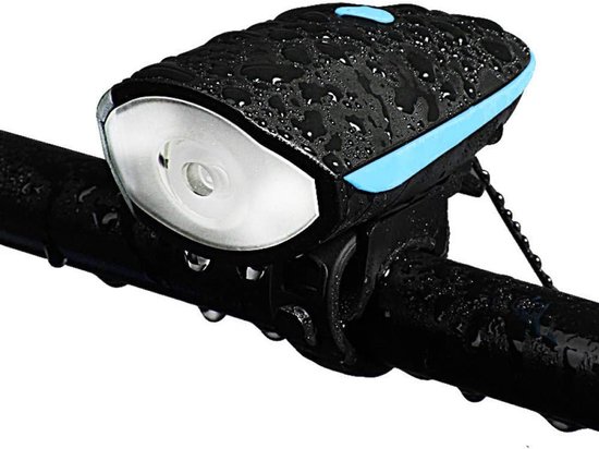Fahrradlampe，fahrradbeleuchtung，240 Lumen，wiederaufladbare Stirnlampe，helle Taschenlampe Mit Hupe，geeignet Für Nachtfahrten