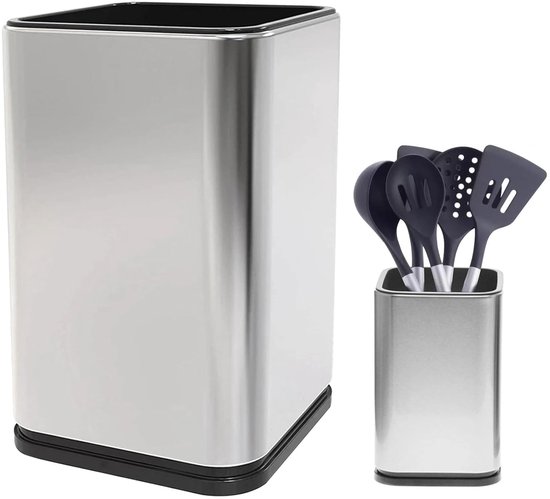 Großer Küchenutensilienhalter – Edelstahl – Modernes Design