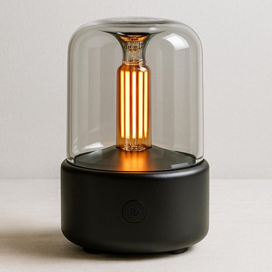 Aromatherapie-diffusor & Luftbefeuchter Mit Kerzenlampe – Ätherischer-öl-diffusor 120 Ml – Ultraschall-luftbefeuchter Mit Kaltnebel
