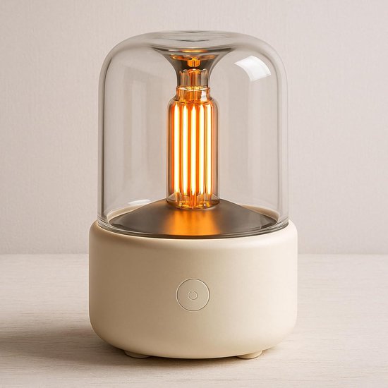 Aromatherapie-diffusor & Luftbefeuchter Mit Kerzenlampe – Diffusor Für Ätherische Öle 120 Ml