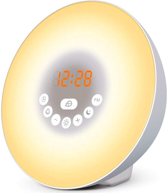 Lichtwecker，dämmerungssimulator，mit Option Zum Ausschalten Des Bildschirms，erleben Sie Entspanntere Morgenstunden，progressiver Lichtwecker