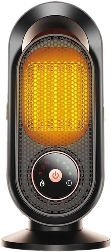 Elektrische Heizung, 1000w Tragbare Mini-elektroheizung, Raumheizung, Heizlüfter, Kippfunktion Zum Ausschalten, Geräuschloses Heizen.