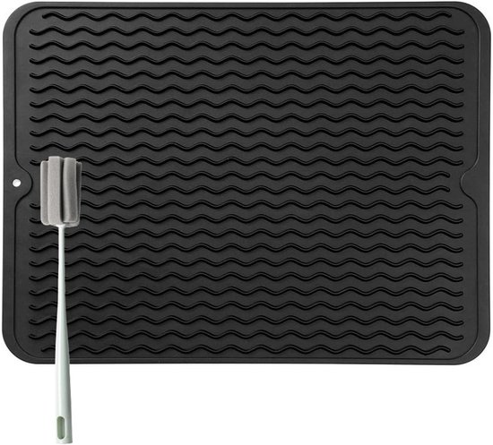 Silikon-abtropfmatte – Geschirrabtropfmatte – 1 Stück – 50 X 40 Cm