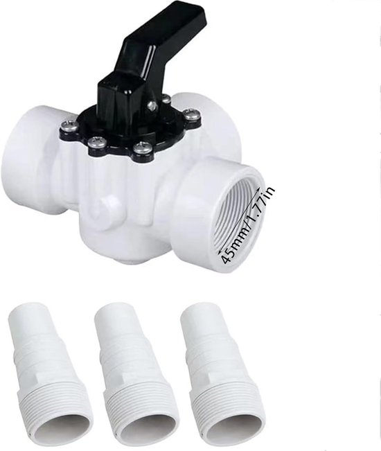 Schlauchverteiler-set Für Schwimmbäder, Adapterventile, 3-wege-verteilerventile, Geeignet Für Wärmepumpen