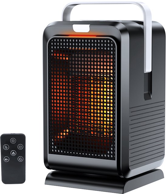 Tragbare Heizung Für Den Innenbereich，kleine Elektrische Flammenheizung Mit Thermostat，ptc-schnellkeramikheizung Für Schlafzimmer