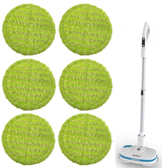 Geeignet Für Bobot Cloud Whale Elektrowischmopp, Schlepptuch, Klebereinigungstuch, 16 Cm Rundtuch, Zubehör Im 6er-pack.