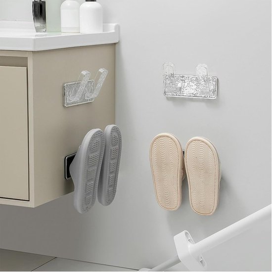 Bohrfreies Wandregal Für Schuhe Und Küche，universeller Schuhorganizer Für Bad，toilette Und Haushalt，praktische Aufbewahrung，auch Für Topfdeckel