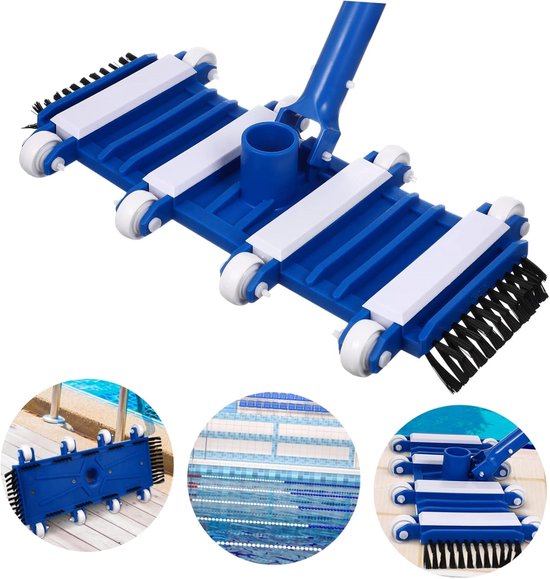 Schwimmbad Mit Saugbürste, Manueller Poolreiniger, Poolsauger, Reinigungszubehör, Saugdüse, Poolzubehör, Poolstaubsauger