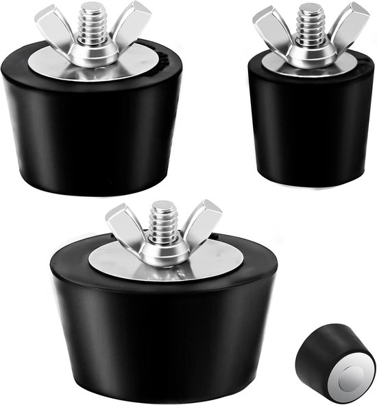 Set Mit 3 Abnehmbaren Endkappen Für Poolskimmer/einlaufleitungen，inklusive Edelstahlschrauben，geeignet Für Einbaupools，größen: 25 Mm，38 Mm，51 Mm