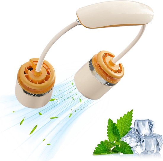 Nackenventilator，zwei Ventilatorköpfe，persönlicher Nackenventilator Für Outdoor-aktivitäten