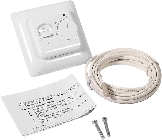 Nicht Programmierbarer Thermostat – Manueller Heizungsthermostat Zur Temperaturregelung Der Mechanischen Klimaanlage – Fußbodenheizung Im Raum