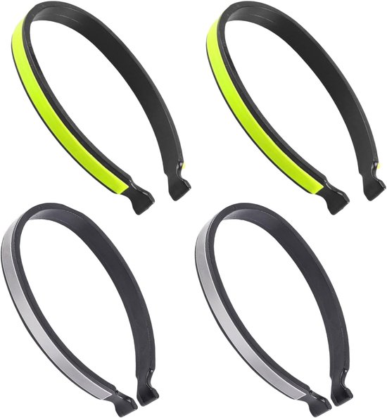 2 Paar Fahrradhosenklemmen，fahrradkettenriemen，fahrradreflektorband