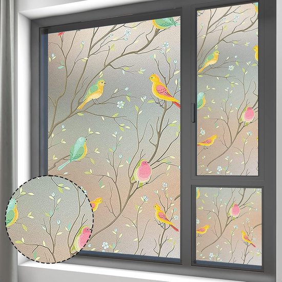 45 X 200 Cm Sichtschutzfolie，elektrostatische Fensterfolie，dekorative Sichtschutzfolie，verdunkelungsfolie，blickdichte Fensterfolie