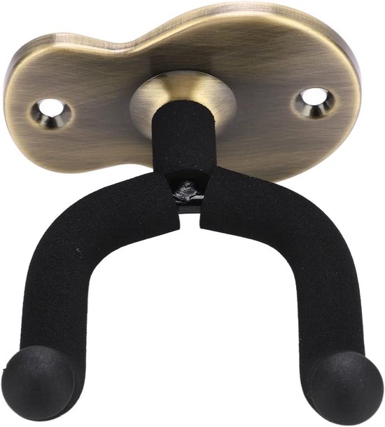 Gitarren-wandhaken – Instrumentenhalter – Instrumentenaufbewahrung – Kratzfester Schutz – Universalgröße – Champagnergold