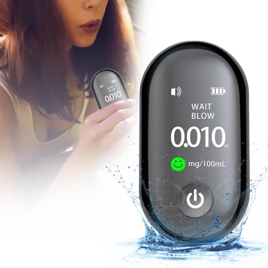 Alkoholatemtestgerät，2026 Verbesserter Alkoholatemtest Mit Digitalem Lcd-display