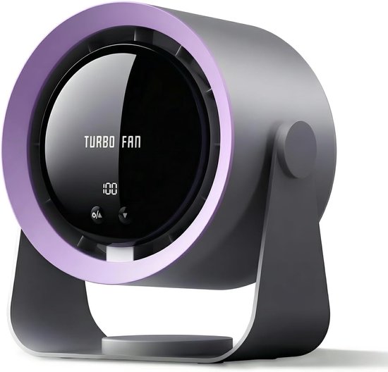 Tischventilator，wiederaufladbarer Tischventilator，usb-tischventilator Mit Led-anzeige，5 Geschwindigkeitsstufen