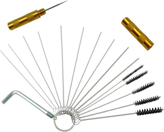 Edelstahl-sprühreinigungsset, Komplettset Mit Bürste, Reinigungswerkzeug Und Nadel Zur Lackpflege