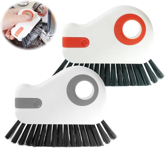 Set Mit 2 Reinigungsbürsten Für Jalousien Und Fensterrahmen, Ideal Zum Reinigen Von Ecken Und Schmalen Öffnungen