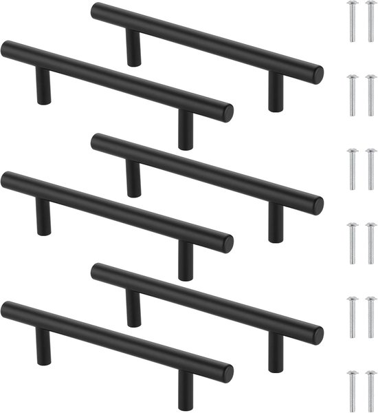 Schrankgriffe，möbelgriffe Schwarz，schubladengriffe Mit 96 Mm Lochabstand，küchenschrankgriffe，edelstahl-schrankgriffe