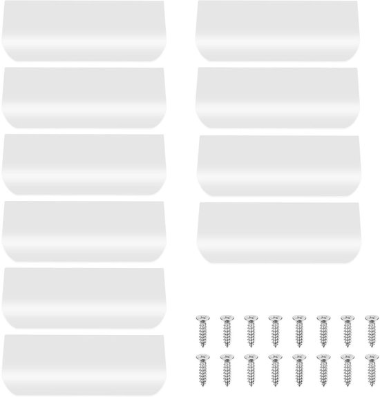 10 Stück – 150 X 40 X 17,5 Mm – Schrankgriffe – Schubladengriffe – Verdeckter Griff – Griff Aus Aluminiumlegierung – Küchenschrankgriffe