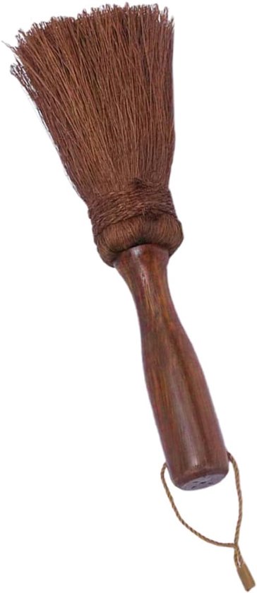 Küchenbürste Aus Kokosfaser Mit Holzgriff，effektiv Zum Reinigen Von Woks，pfannen Und Küchenutensilien，praktisches Küchenaccessoire，23,5 × 11,5 Cm