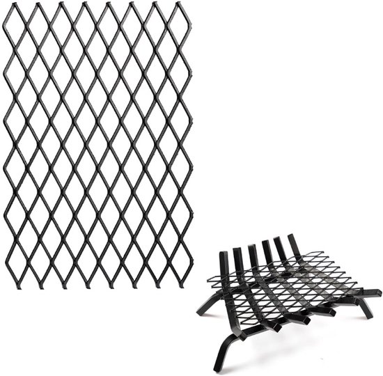 Flaches，selbstklebendes Ofenkabel，sicherheitsgitter Für Metallkamine，schwarz，24,9 X 40,9 Cm，geeignet Für Kamine Und Camping
