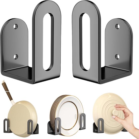 4-teiliges Set (zwei Stück Pro Set) Deckelhalterung Für Schränke，geeignet Für Küche
