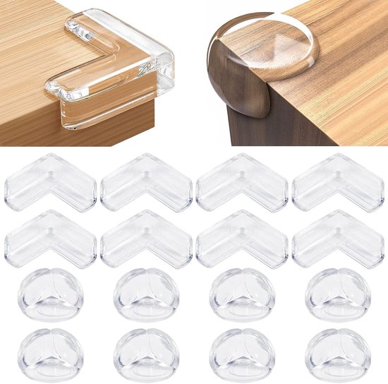 40 Stück Eckenschoner Für Babytische, 40 Stück Transparente Eckenschoner Für Babytische, Kantenschutz, Möbeleckenschutz