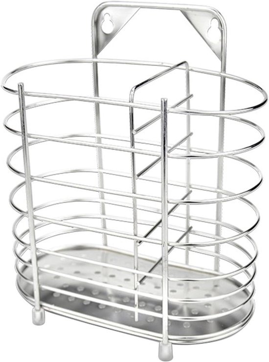 Küchenutensilienhalter – Besteckkasten – Küchenaufbewahrung – Edelstahl – 15 X 17 Cm