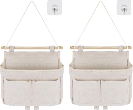Hängende Aufbewahrungstaschen – Kleiderschrank-organizer – Platzsparend – Wasserabweisende Beschichtung – 2er-set – Wie Abgebildet