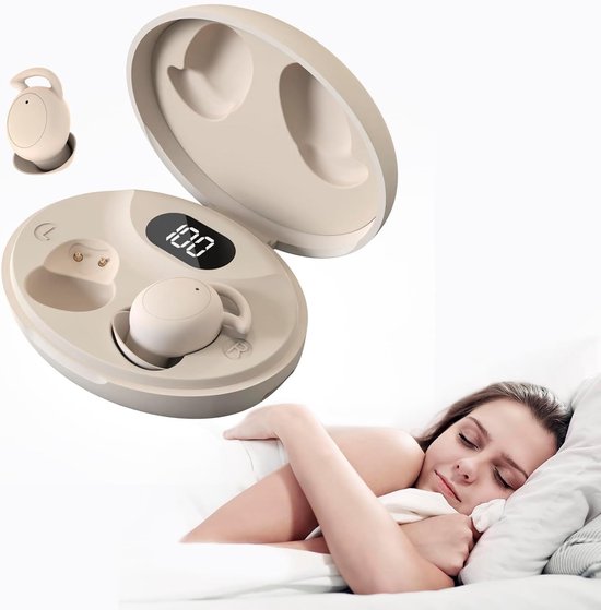 Schlafkopfhörer，unsichtbare Schlafkopfhörer，bluetooth 5.3，schlafkopfhörer Mit 24 Db Geräuschisolierung，40 Stunden Akkulaufzeit