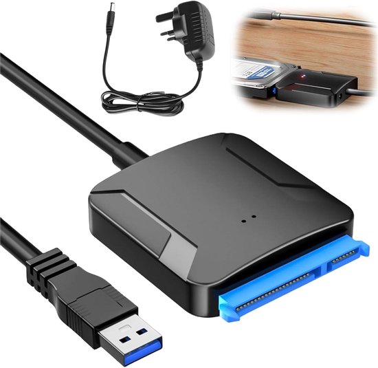 Usb 3.0 Zu Sata Adapter Für Hdd/ssd - 12 V/2 A Netzteil