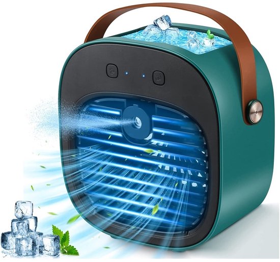 Tragbarer Mini-luftkühler (kabellos)，usb-wiederaufladbarer Ventilator，tragbare Klimaanlage Für Schlafzimmer，einfache Bedienung