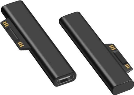 Ein Surface Connect-zu-usb-c-adapter，unterstützt Die Stromversorgung Über Usb-c
