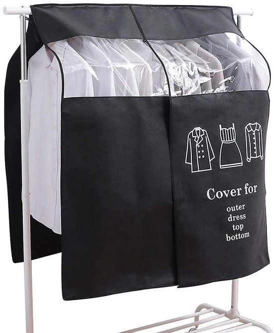 Dailygoods，kleiderständerabdeckung 120 X 120 Cm，aufbewahrungstaschen Für Kleidung，transparentes Sichtfenster，kleiderschutzhülle