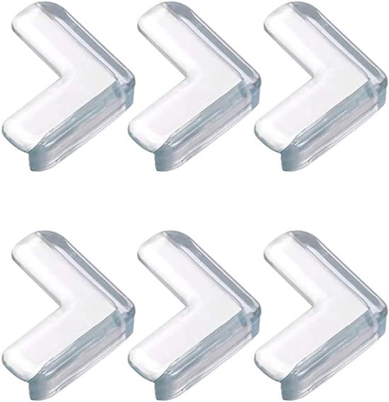 12 Eckenschoner Für Babytische，6 Transparente Eckenschoner Für Möbel，weich Und Hochelastisch，schützen Babys Vor Scharfen Tischkanten (l-förmig)