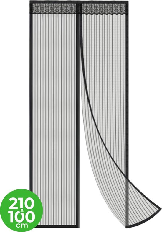 Magnetischer Fliegengittervorhang – Luxus-türschutz – 210 X 100 Cm – Türvorhang – Fliegengitter Für Türen