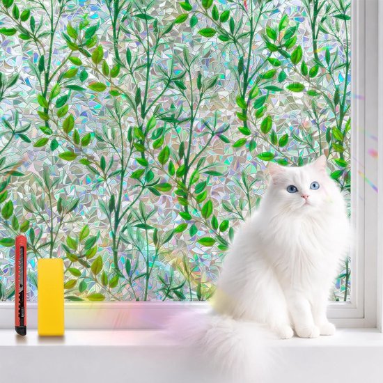 Selbstklebende Fensterfolie 44,5 X 200 Cm Für Sichtschutz, Sonnenschutz Und Dekoration
