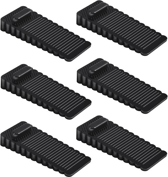 6 Höhenverstellbare Türkeile – Universelle Türstopper Für Alle Bodenbeläge