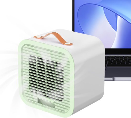 Tragbarer Ventilator, Klimaanlage, Persönlich, Tragbar, Wiederaufladbar, 3 Geschwindigkeitsstufen, Für Sommer, Zuhause, Reisen, Camping