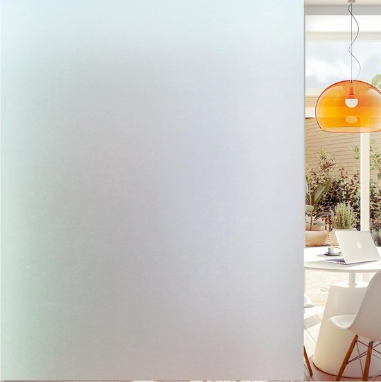 Selbstklebende，vollständig Matte Fensterfolie: Verhindert Einblicke Von Außen，lässt Viel Licht Herein，45 X 300 Cm