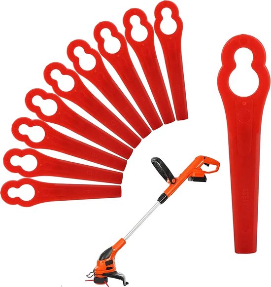 Kunststoffmesser Für Rasenmäher, Universelles Rasenmäherzubehör, Rasentrimmerzubehör, Kunststoffmesser, 50 Stück – Ausführung 1