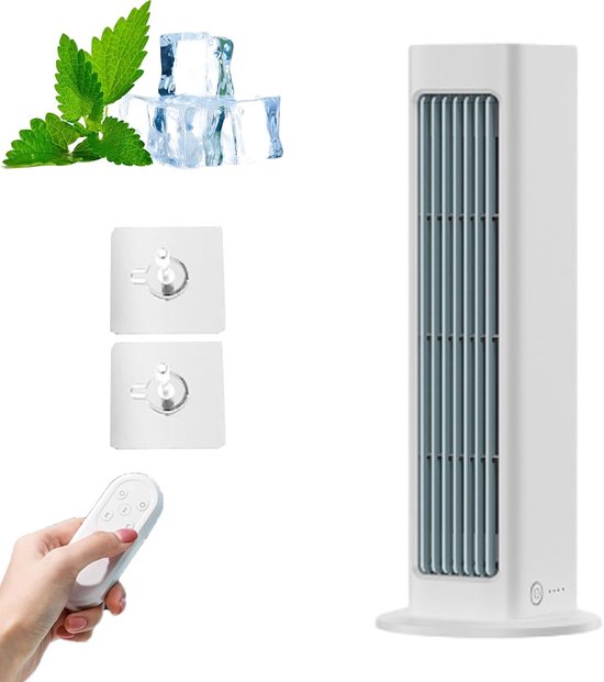 Tragbarer Luftkühler, Extrem Leiser Wandventilator, Leistungsstarke Luftkühlung, Bekämpft Hitze Und Feuchtigkeit, Kompaktes Design