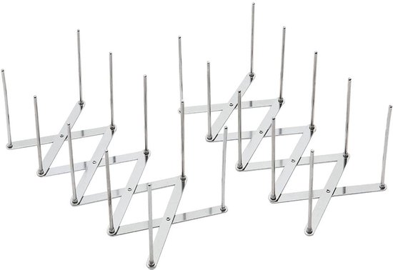 Topfdeckelhalter, 2er-set, Ausziehbare Topfdeckelhalter Aus Edelstahl, Rippchenhalter Für Den Grill, Dampfhalter Für Den Grill.