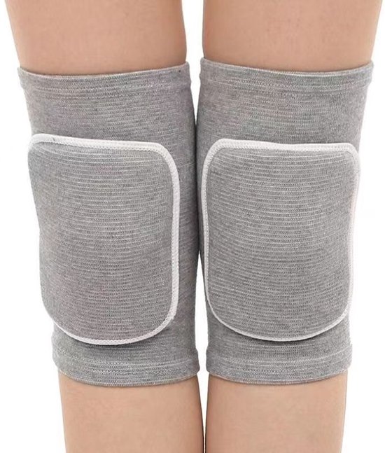 Sportliche Kniebandage Mit Zwei Verdickten Schwammpolstern Zum Schutz Des Kniegelenks，atmungsaktiv Und Elastisch，grau (m)