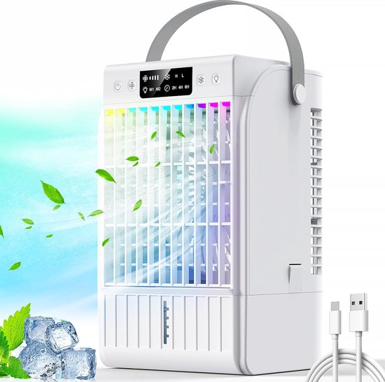 Lexium Mini-klimaanlage – Kleine Klimaanlage – Mini-klimagerät – Mini-luftkühler – Luftkühler – Tragbare Mini-klimaanlage – Luftkühler