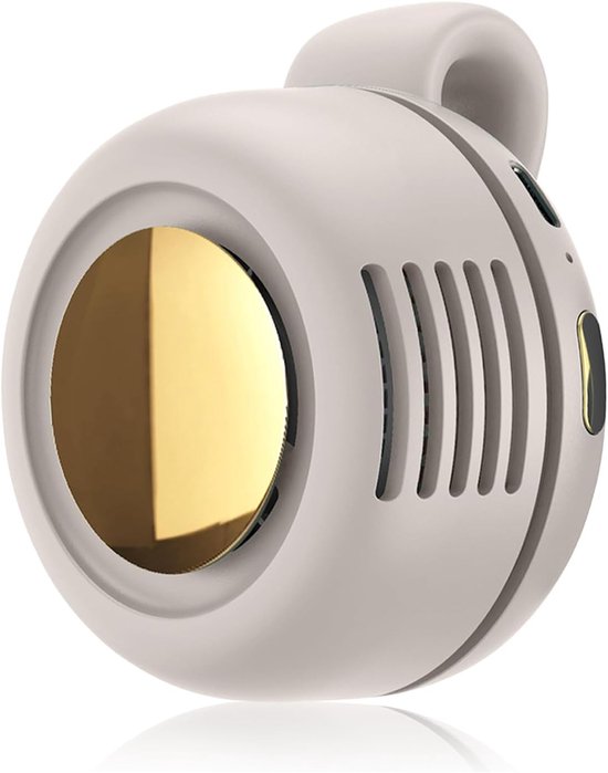 Tragbarer Ventilator Mit Hüftclip, 3 Geschwindigkeitsstufen, Blattloser Ventilator Mit Usb-wiederaufladbarem Akku (1 Stück)