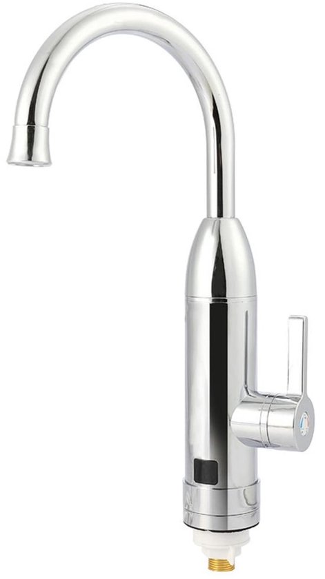 Direktbeheizter Küchen-/badezimmerhahn 220 V – 360° Drehbar, Led-temperaturanzeige, Geeignet Für Küchenwaschbecken