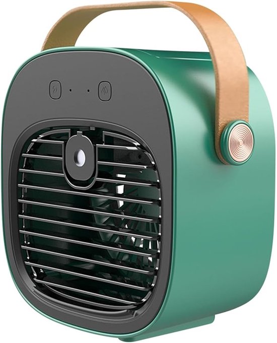 Alternative Zur Mobilen Klimaanlage，mini-wasserluftkühler，tragbarer Ventilator Mit 4000-mah-akku，3 Windgeschwindigkeiten，usb-c，128 Ml